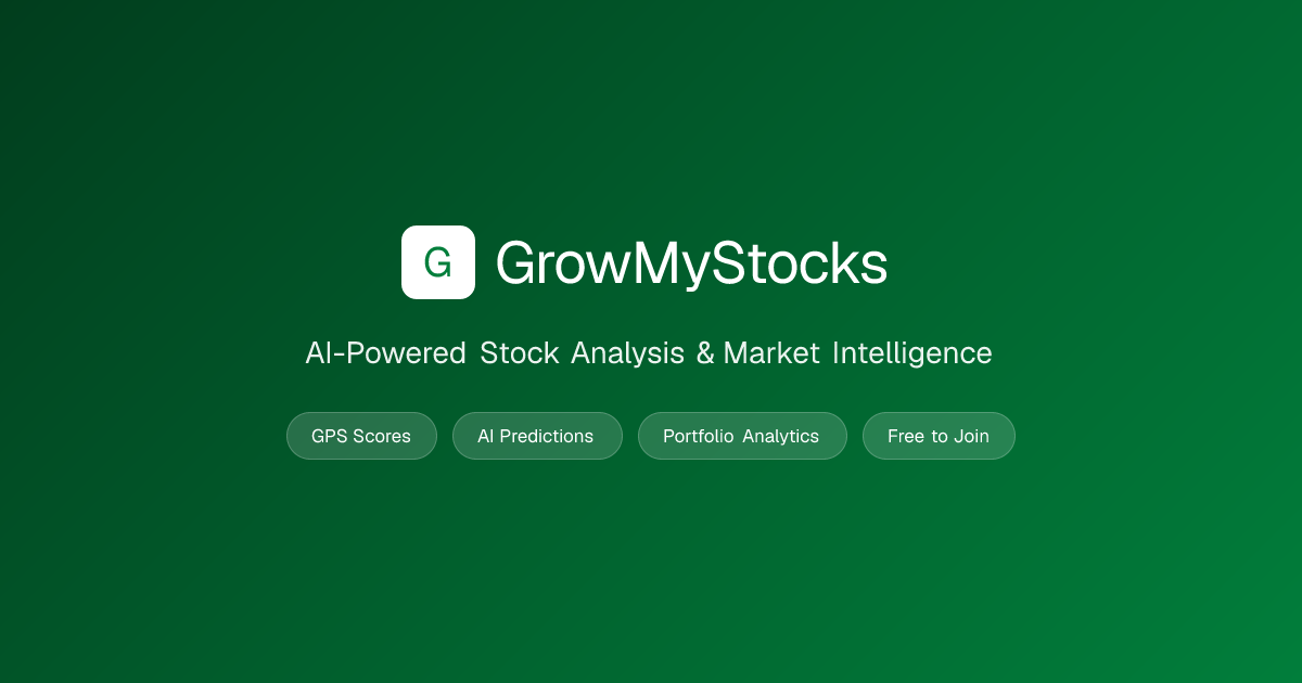 Grow MY Stocks — 官网预览图